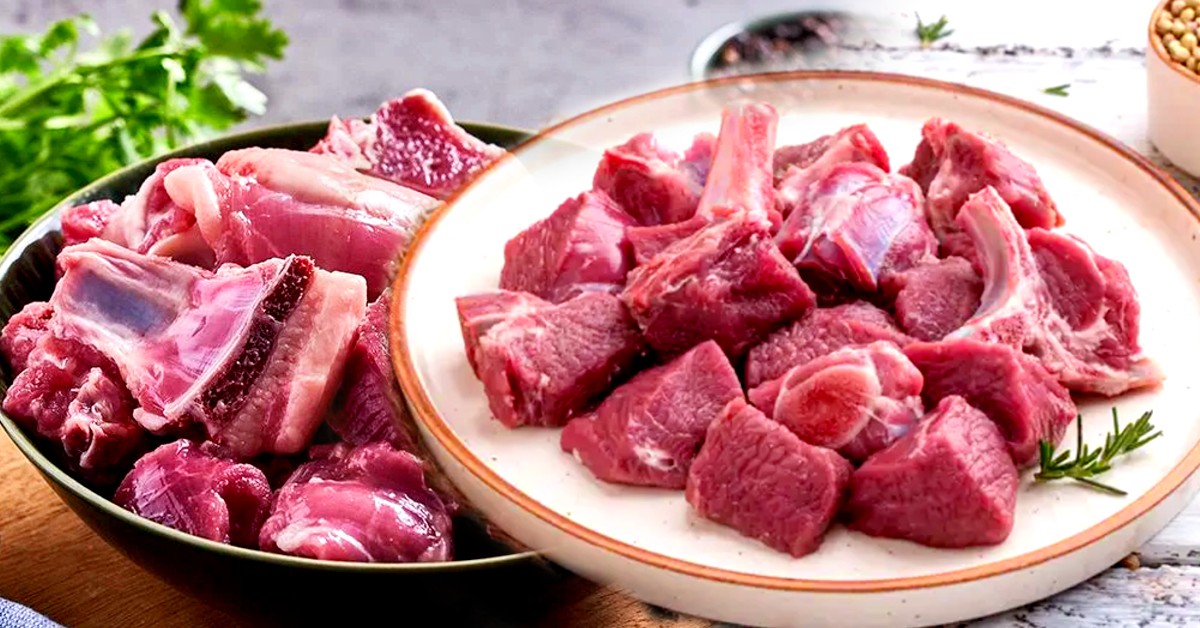 Mutton Shop before choosing fresh goat meat at the market know these tips they will be useful to you