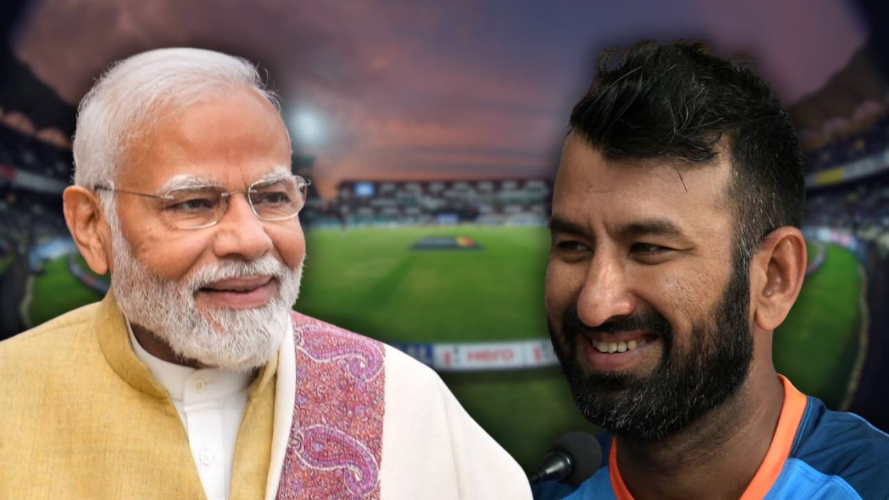 Narendra Modi writes letter to Cheteshwar Pujara.