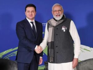 Volodymyr Zelenskyy-Narendra Modi spoke on the phone.
