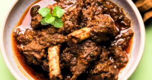 Recipe guests arrive during the monsoon no stew or broth! Here is this simple mutton dish