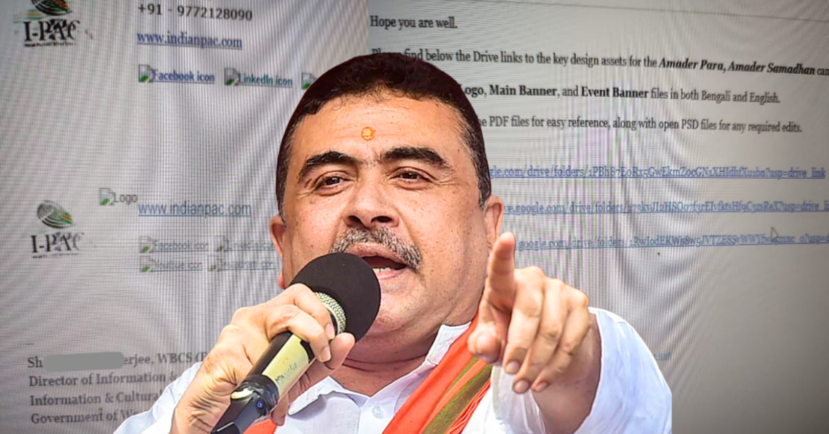 Suvendu Adhikari Slams Mamata for Alleged Infiltration of Bureaucracy by I-PAC Associates