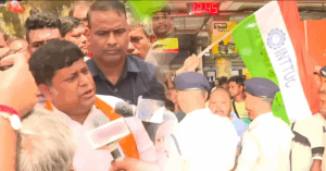 Sukanta Majumdar Faces Protest at Dum Dum During AC Local Train Launch
