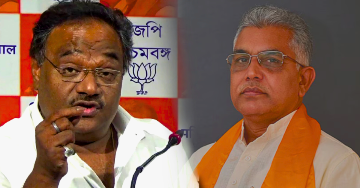 Shamik Bhattacharjee hints at BJP high command’s discussion on Dilip Ghosh