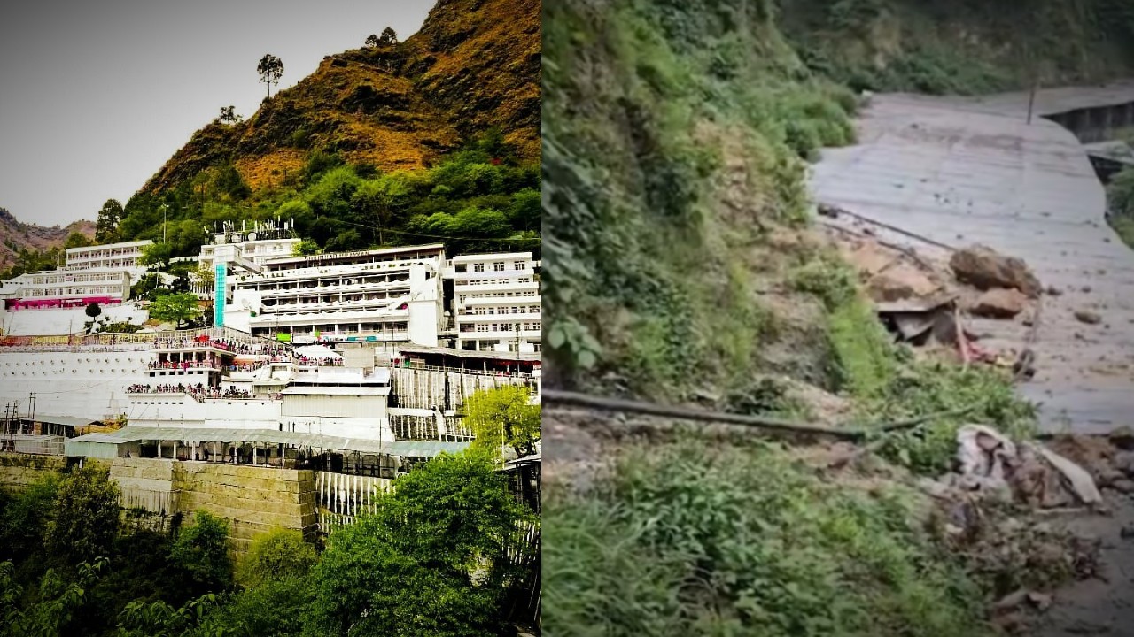 A sudden landslide on the way! At least 5 pilgrims dead, Vaishno Devi Yatra suspended for now