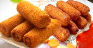 Recipe make a different kind of fish roll on a holiday evening