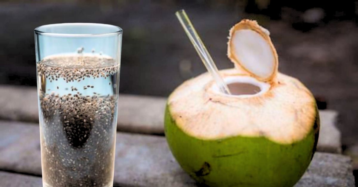 Health Tips do you know what benefits you will get mixing from chia seeds and coconut water