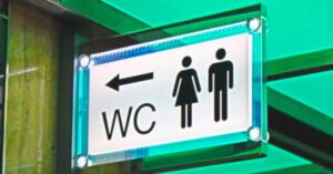 Public Toilet do you know what the word WC means