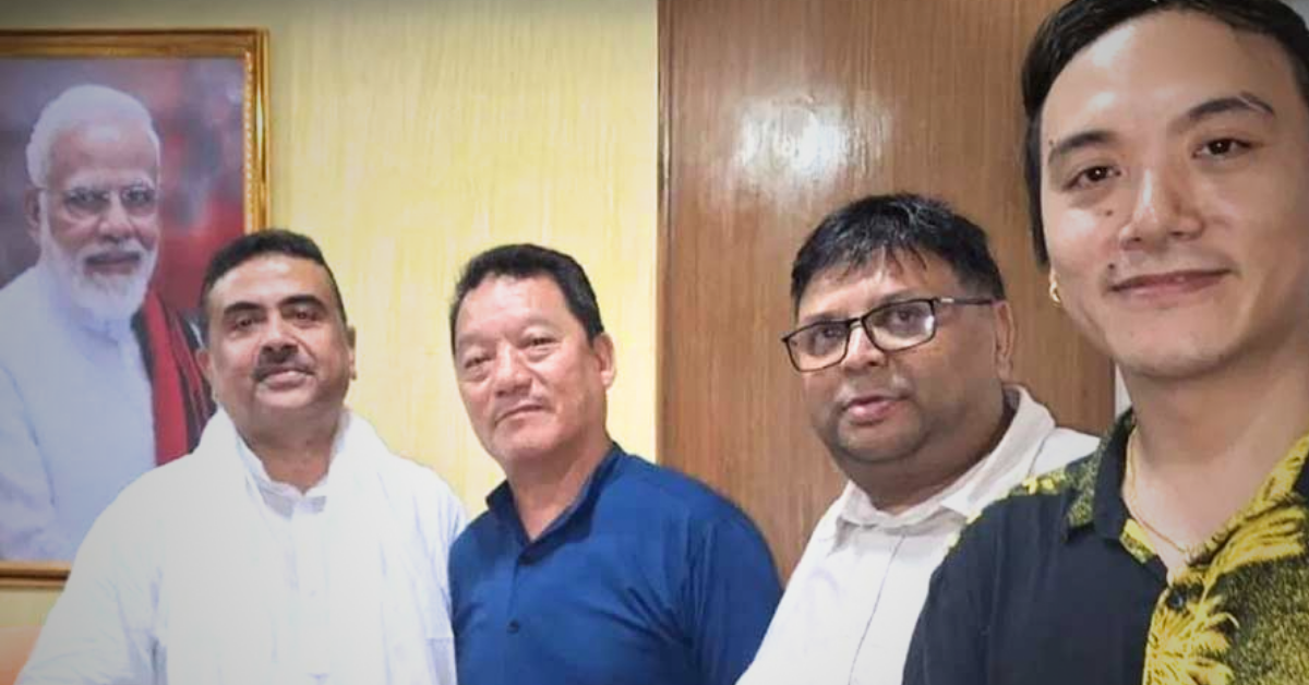 Suvendu Adhikari Meets GJM Leaders Ahead of Bengal Polls