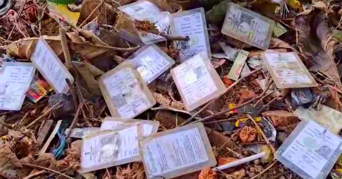 Voter ID Cards Found in Garbage Heap Sparks Tension in Asansol