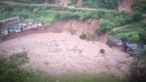 Man saved alive in Uttarakhand landslide.