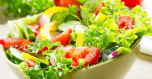  Health follow salad timing to control diabetes and obesity