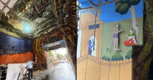 Durga Puja Singhi Park is getting ready for a premature awakening