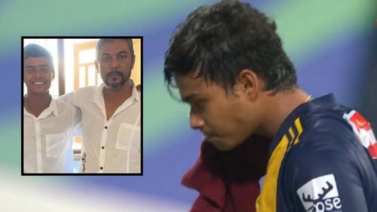 Dunith Wellalage received news of his father's death after the match.