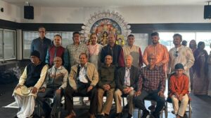 Special tributes to Uttam Kumar in London on Durga Puja 2025.