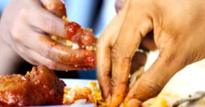 Health eating with hands is healthier than eating with a spoon research claims