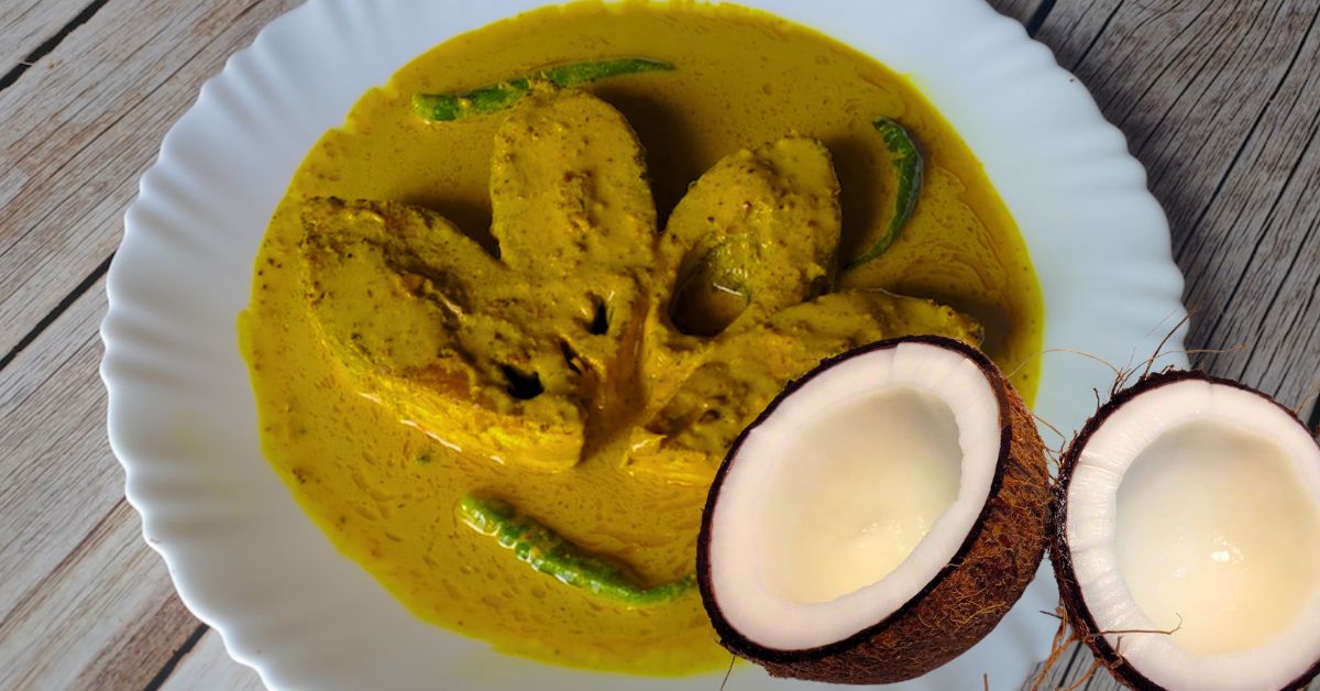 Recipe hilsa gravy in coconut milk will go well with hot rice