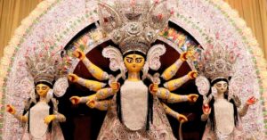 Koel Mallick bari of Bhavanipur is a unique example of durga festival in vaishnavism