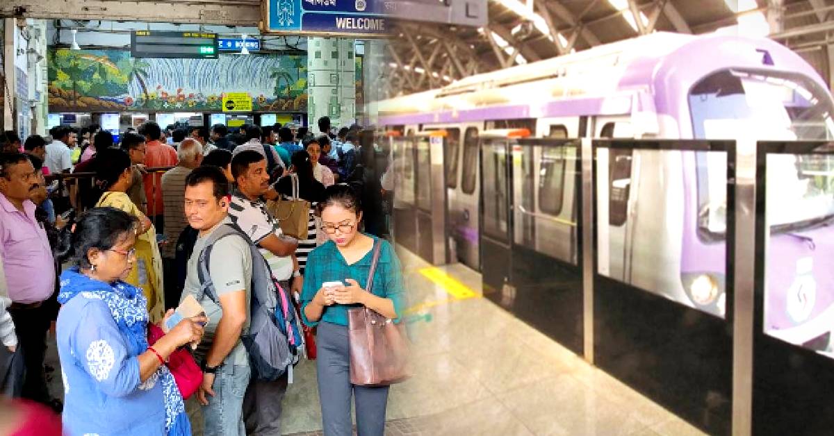 Kolkata Metro outage for the second time in 24 hours passengers face problems again on the green line