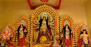 Kolkata Metro a look at the pavilions of Howrah and Salt Lake during the 2025 Puja