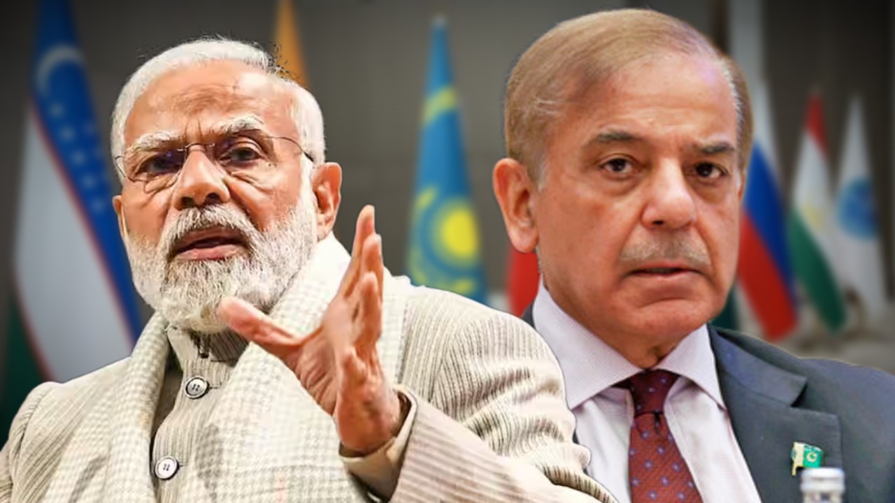 Narendra Modi roars about terrorism in front of Sharif at SCO summit