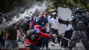 What KP Sharma Oli said about the Nepal protest?