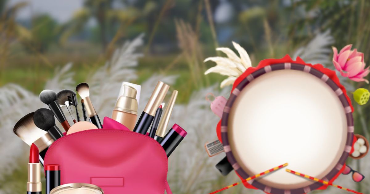 Makeup Tips how to keep your makeup and outfit intact during Puja