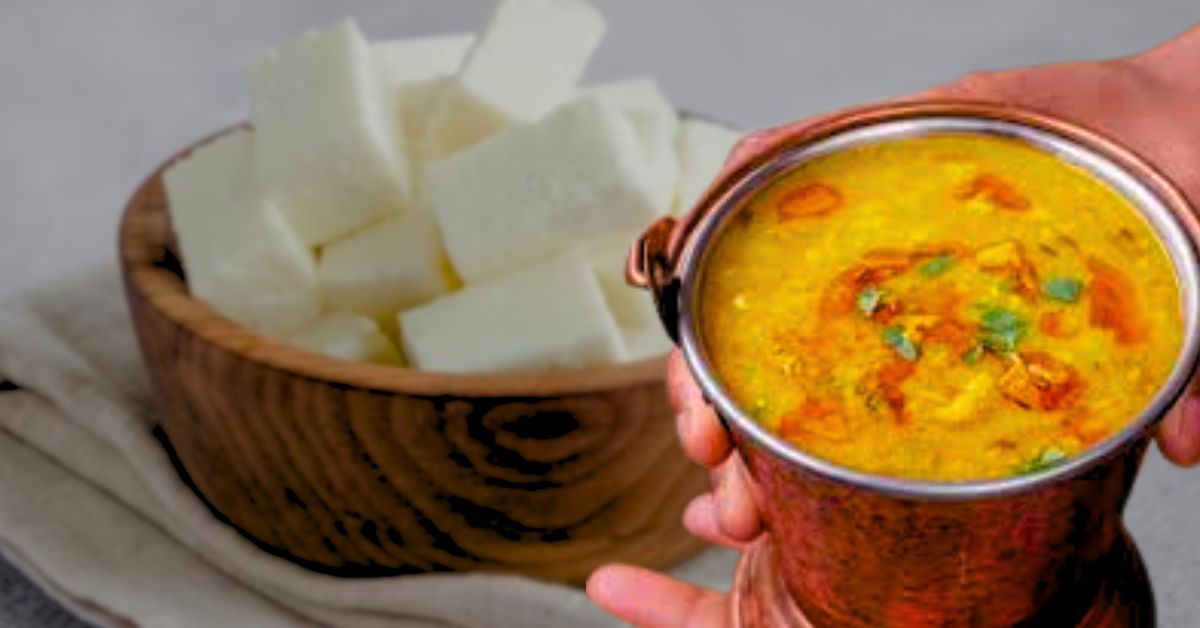 Recipe new kitchen additions for puja enjoy Mugdal-Paneer everyone