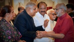 CP Radhakrishnan took oath as India's 15th vise president.