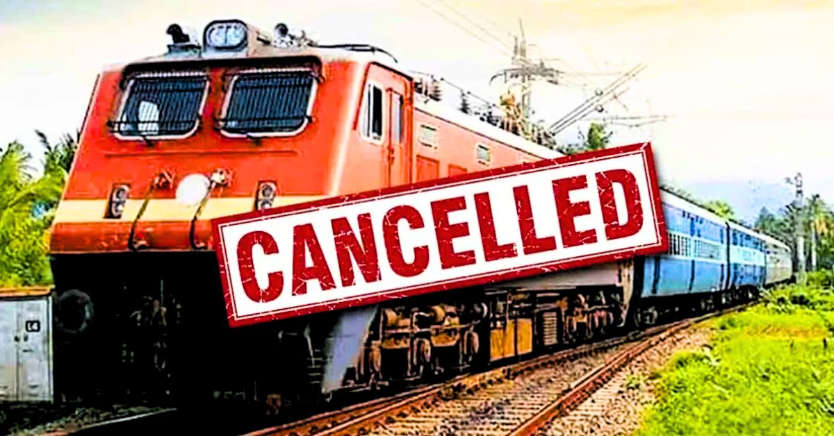 Train Cancellation for a week passengers to face problems during Puja season