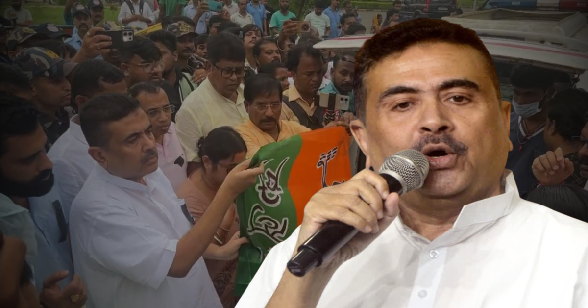 Suvendu Adhikari Blames TMC for BJP Worker Sanjay Bhowmik’s Murder in Nabadwip