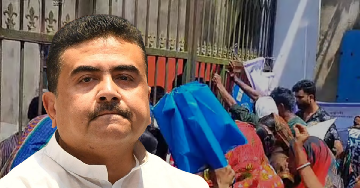 Suvendu Adhikari's explosive attack on the ruling party over the Narayangarh protests