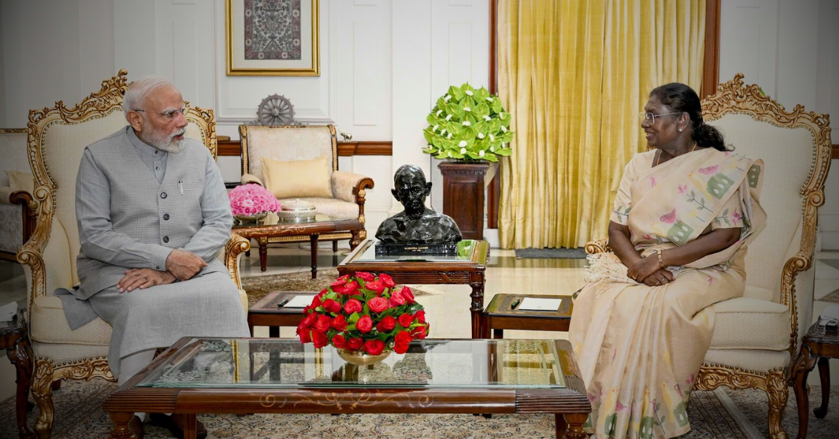 Narendra Modi meets President Murmu amid global diplomatic shifts