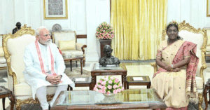 Narendra Modi meets President Murmu amid global diplomatic shifts