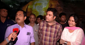 Rajanya and Prantik Spark Speculation at Santosh Mitra Square Durga Puja