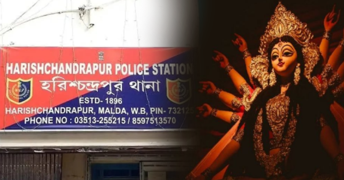 Violence Mars Durga Puja 2025 in Harishchandrapur