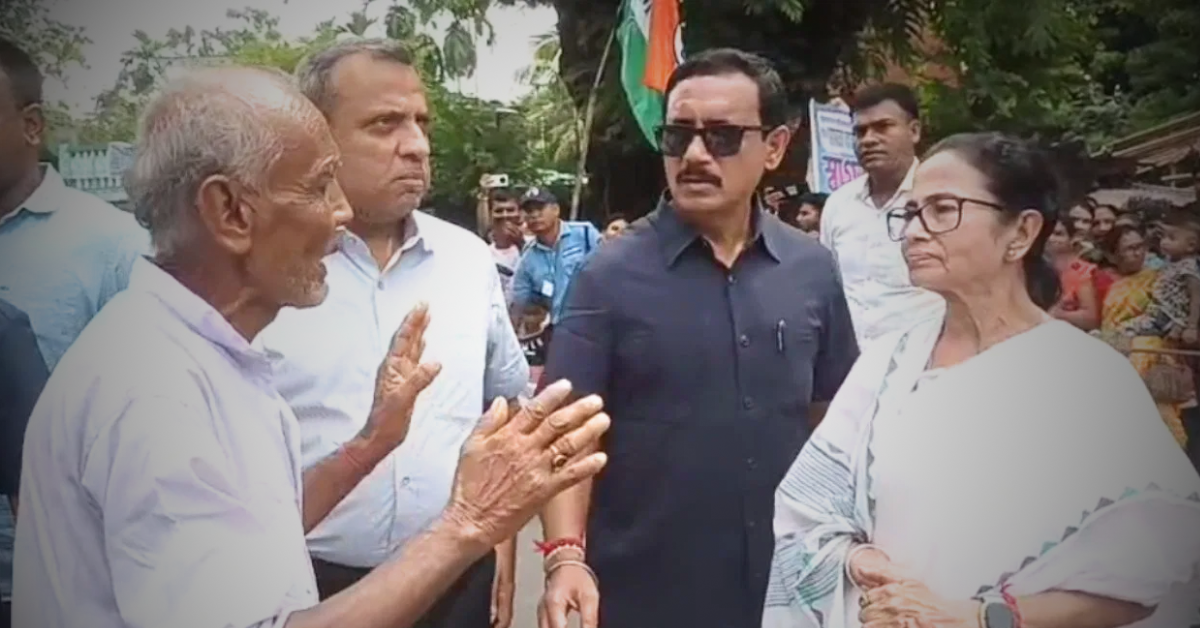 Mamata Banerjee embraces old TMC worker in North Bengal