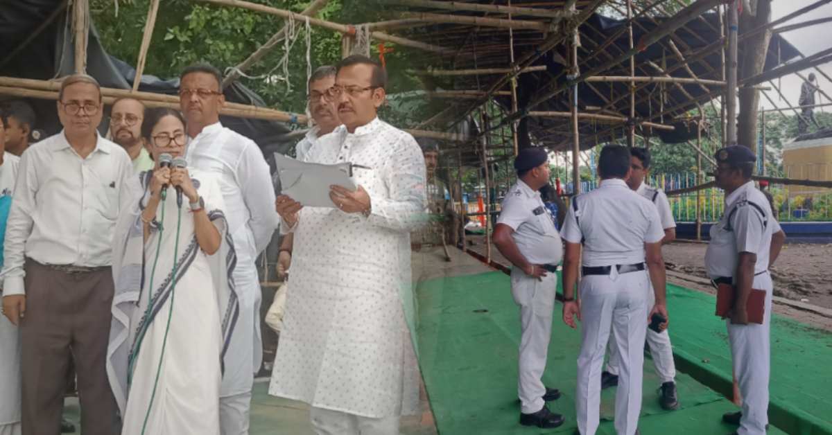 Mamata Banerjee expresses anger against BJP for using army