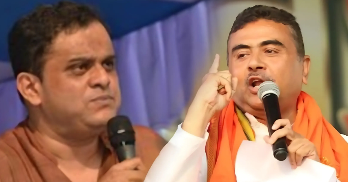Suvendu Adhikari plans protest rally in Dum Dum over Bratya Basu’s army remark