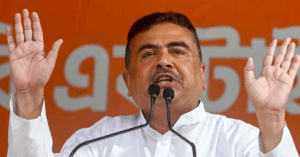 Suvendu Adhikari plans protest rally in Dum Dum over Bratya Basu’s army remark