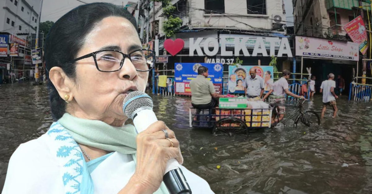 Mamata Banerjee blames Centre over Kolkata waterlogging