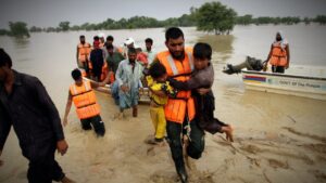 Because of severe flood climate emergency declared in Pakistan.