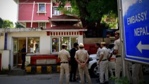 India heightened security at Nepal embassy