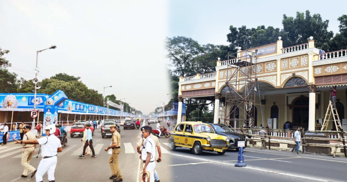 Kolkata Prepares for Durga Puja Carnival Grand Celebration with Tight Security