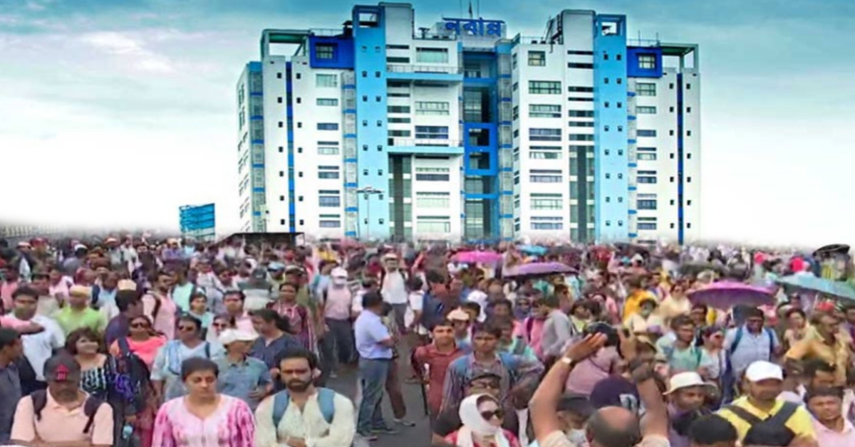 Clashes at Dharmatala during Nabanna Abhijan by Para Teachers