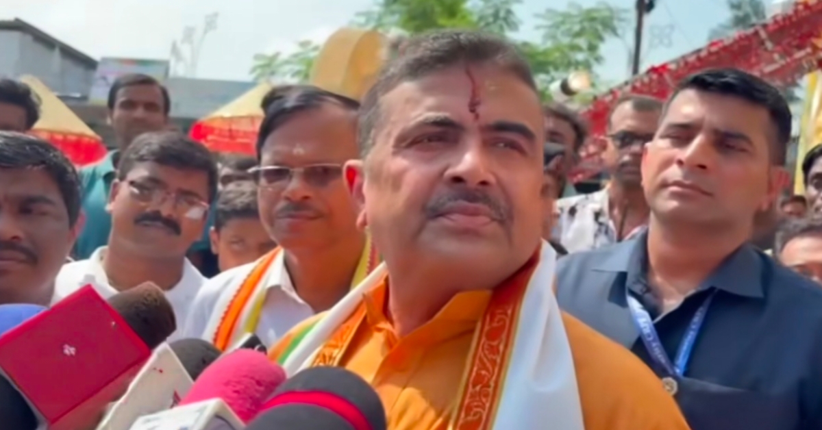 Suvendu Adhikari Faces Protest in South 24 Parganas