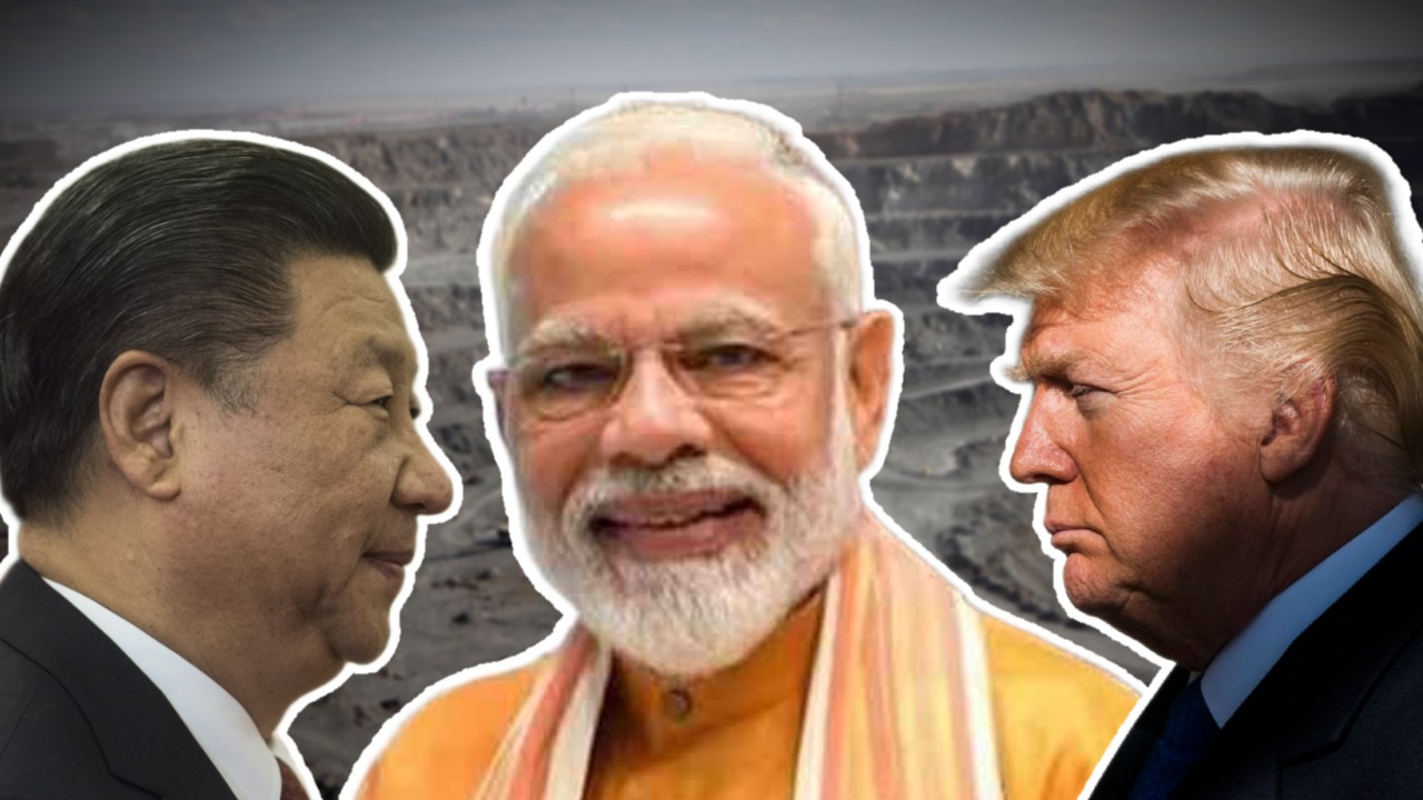 America-China conflict over rare minerals.