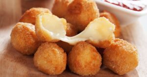 Recipe make crunchy cheese balls right from the fridge