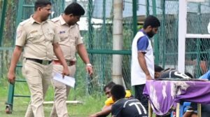 A very shocking incident at the stadium in Bengaluru.