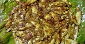 Recipe chuna fish paturi wrapped in banana leaves here is the dish