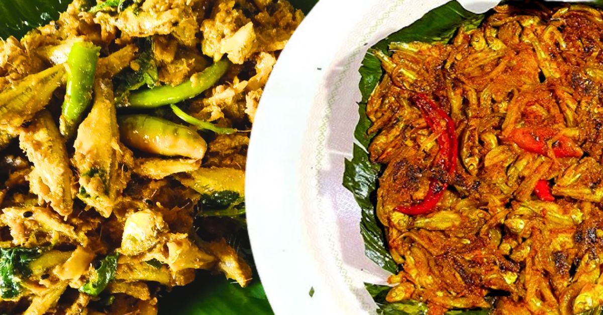 Recipe chuna fish paturi wrapped in banana leaves here is the dish